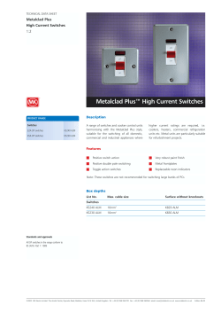 Metalclad HC Switches (Page 1)
