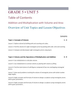 Unit 5 Parent/Student Guide