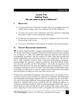 Lesson Two - The Huntington