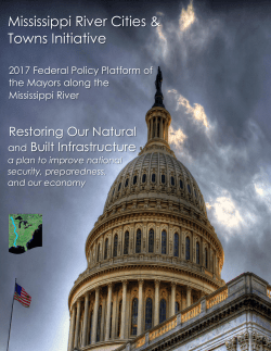 7.93 billion dollar Infrastructure Plan for the Mississippi River