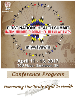 Honouring Our Treaty Right To Health