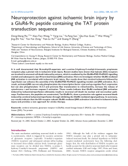 Neuroprotection against ischaemic brain injury by a GluR6