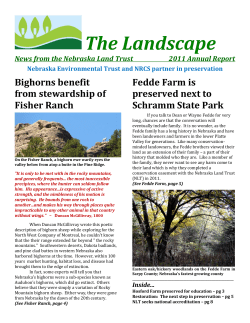 The Landscape - Nebraska Land Trust