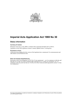 Imperial Acts Application Act 1969