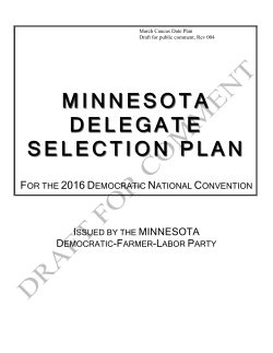 2015-03-29 National Delegate Selection Plan, Rev 004
