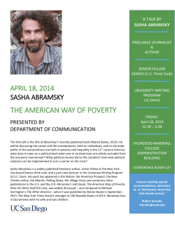 the american way of poverty