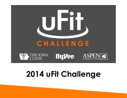 2014 uFit Challenge-Summary - Urbandale Community Action
