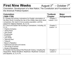 First Nine Weeks - Greene County Schools