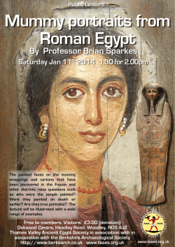 Mummy portraits from Roman Egypt