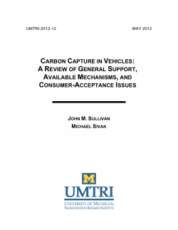 Carbon Capture In Vehicles: A Review Of General