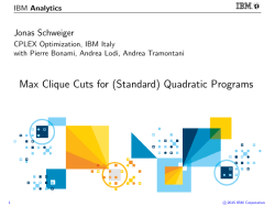 Max Clique Cuts for (Standard) Quadratic Programs