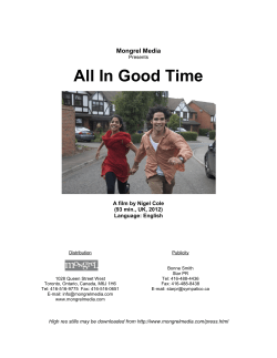 All In Good Time