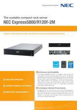 Data Sheet - NEC Global