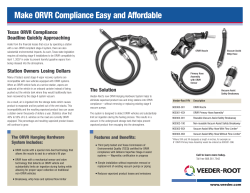 ORVR Hanging Hardware System - Veeder-Root