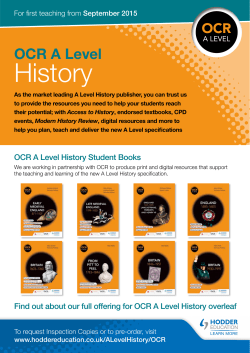 History - Hodder Education
