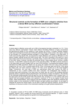 Structural controls on the formation of BSR over a diapiric anticline