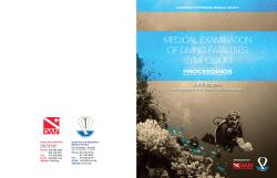 medical examination of diving fatalities symposium