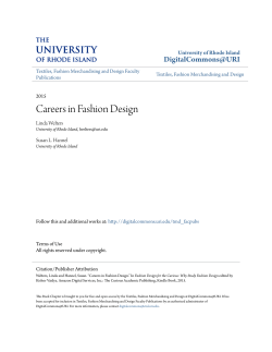 Careers in Fashion Design