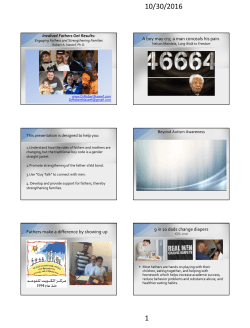 Involved Fathers Get Results