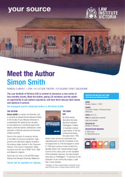 Meet the Author Simon Smith your source