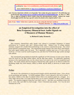 an Empirical Investigation into the effect of Beta