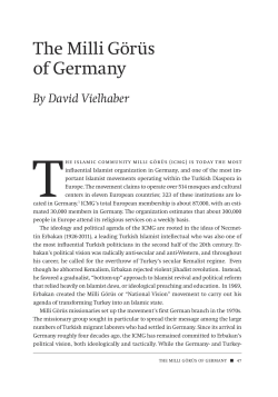 The Milli G&ouml;r&uuml;s of Germany