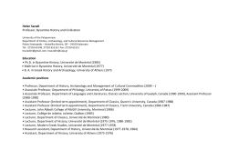 Detailed CV