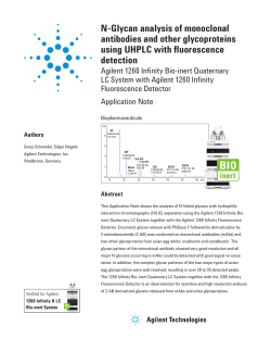 N-Glycan analysis of monoclonal antibodies and other