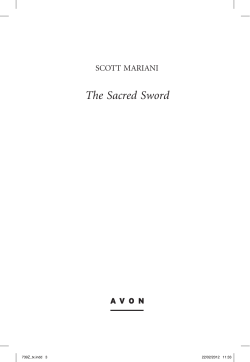 The Sacred Sword