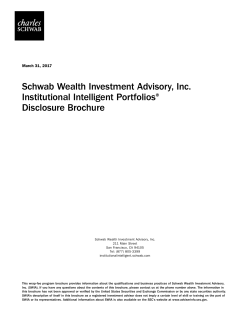 Schwab Wealth Investment Advisory, Inc. Institutional Intelligent