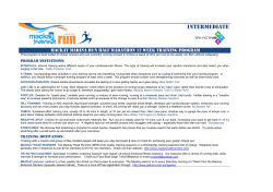 Half Marathon - 12 Week Training Program