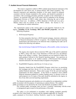 F. Audited Financial Statements