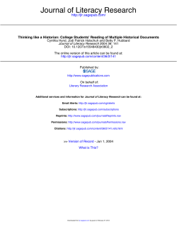 Journal of Literacy Research