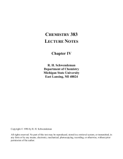 Chapter IV - Michigan State University