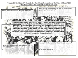 "A house divided against itself cannot stand." I believe this