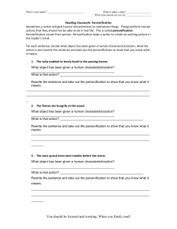 Reading Classwork #71