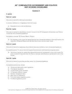 ap comparative government and politics 2007 scoring
