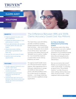 The Difference Between 99% and 100% Claims Accuracy Could