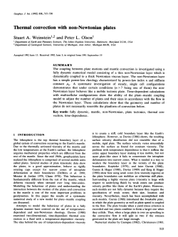 Thermal convection with non-Newtonian plates