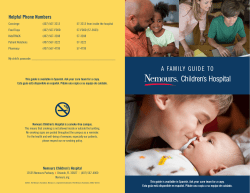 a family guide to - Nemours Children`s Health System