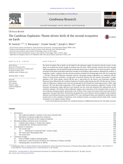 The Cambrian Explosion: Plume-driven birth of the second
