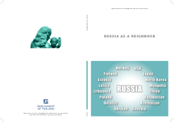 russia as a neighbour