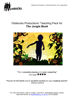 Oddsocks Productions` Teaching Pack for The Jungle Book