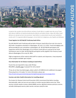 SOUTH AFRICA appendix - Association of American Geographers