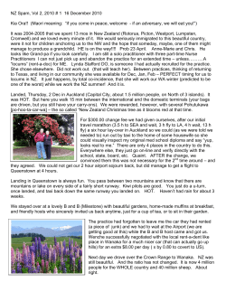 NZ Spam, Vol 2, 2010 # 1 - Heritage Family Medicine