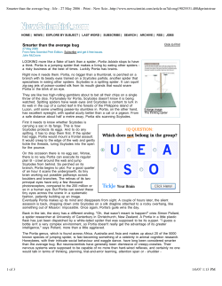 Smarter than the average bug