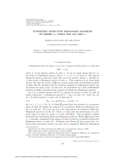 SYMMETRIC BUSH-TYPE HADAMARD MATRICES OF ORDER