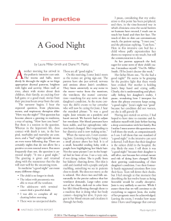 A Good Night - Children`s Mercy Kansas City