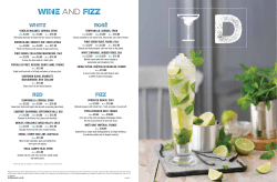 Drinks Menu - the1440.co.uk