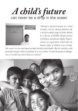 can never be a drop in the ocean
